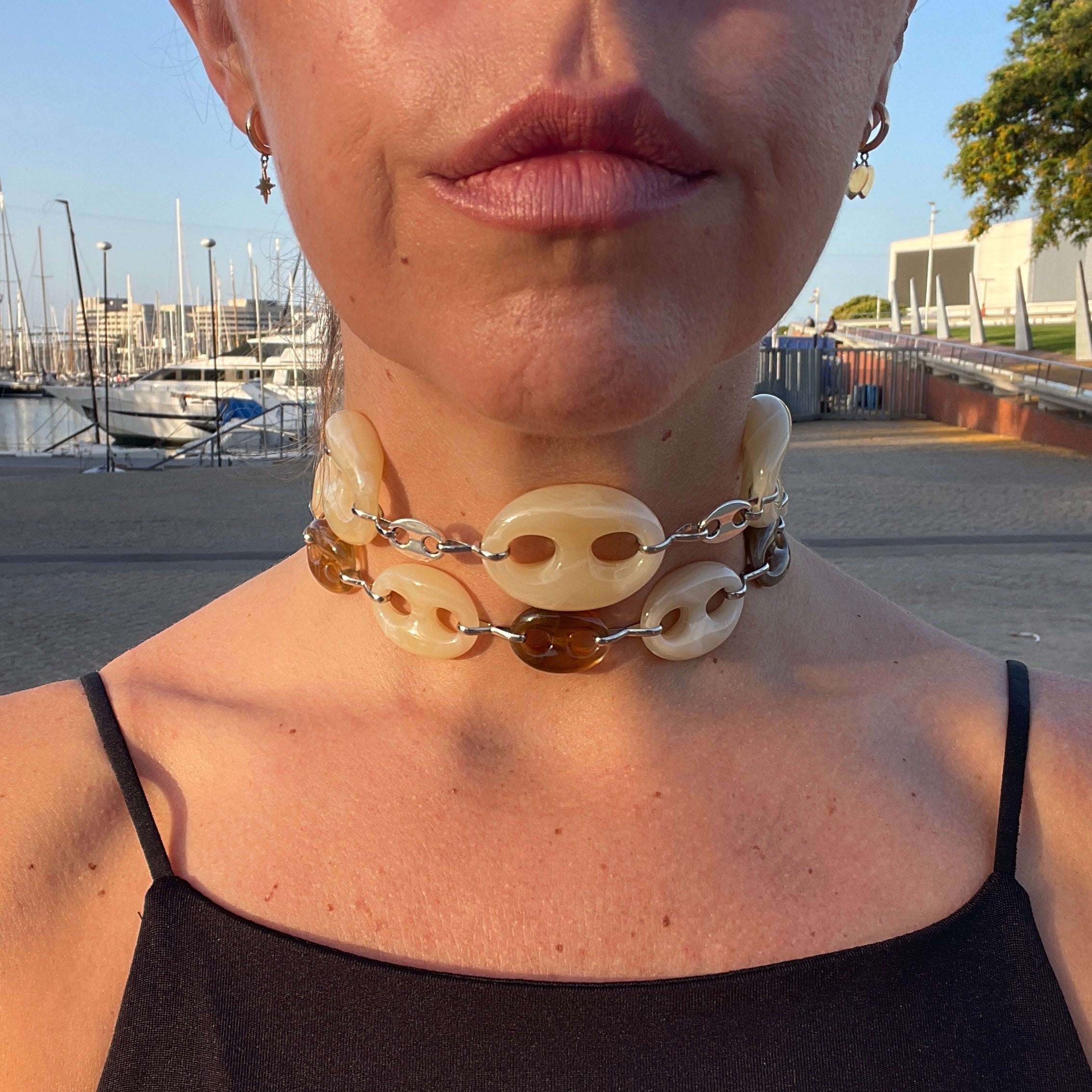 Choker Dalia Beige